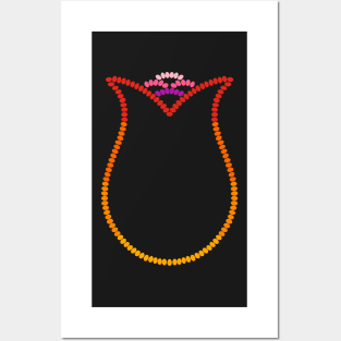 Beadwork Flower Posters and Art